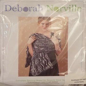 Deborah Norville Shawl Knitting Kit NEW